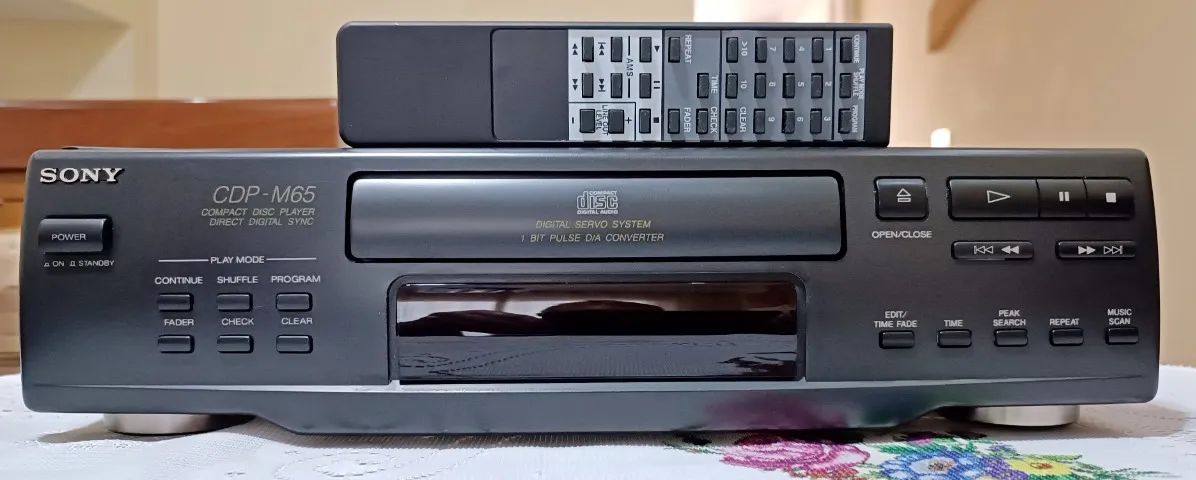 CD PLAYER SONY CDP-M65 EM EXCELENTE ESTADO! - Foto 3