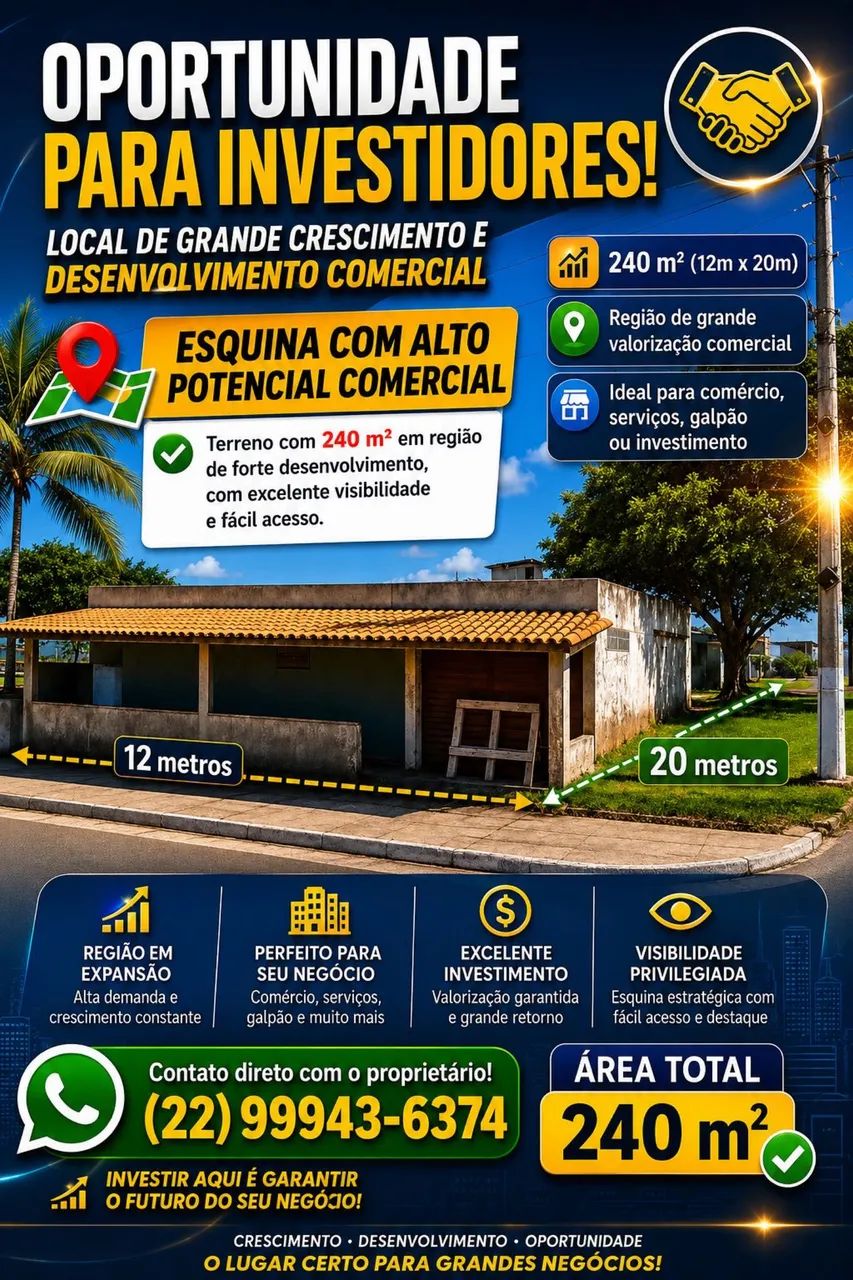 Terreno de esquina
