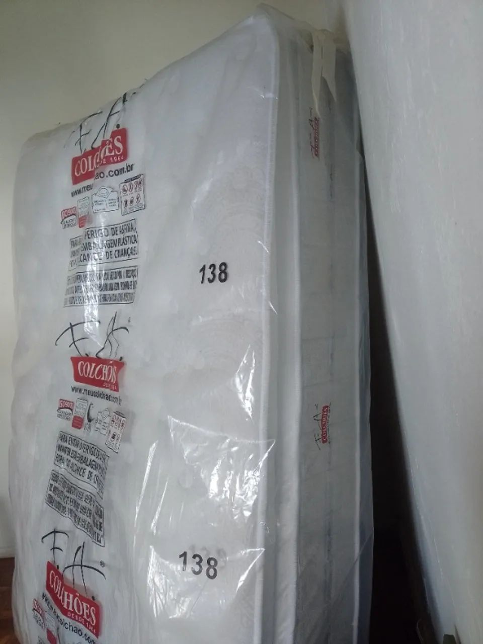 Colchão viúva molas com pillow meio casal Novo - Foto 5