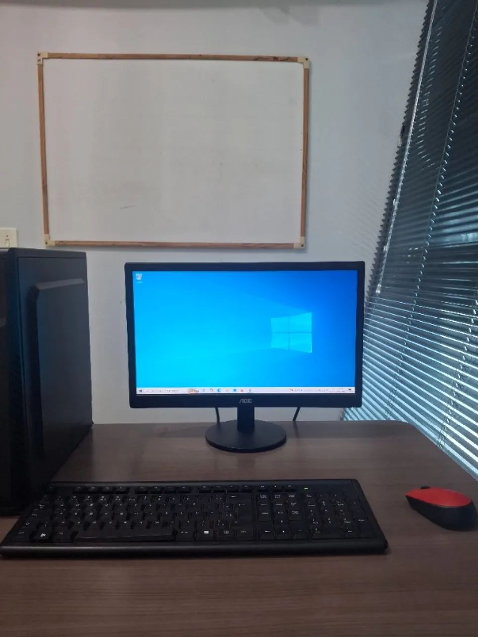  PC Completo Intel Core i5 2400 + 8GB RAM + SSD 120GB + Monitor + Teclado e Mouse