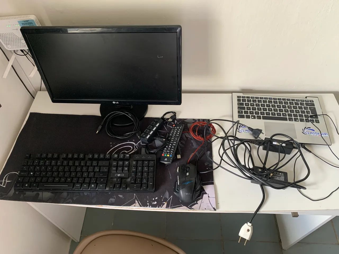Notebook com perifericos