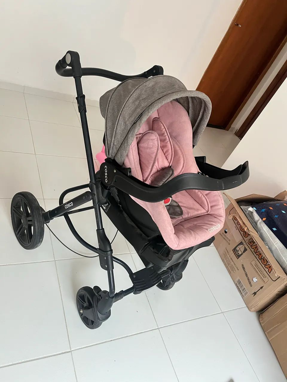 Carrinho+bebê conforto - Foto 4