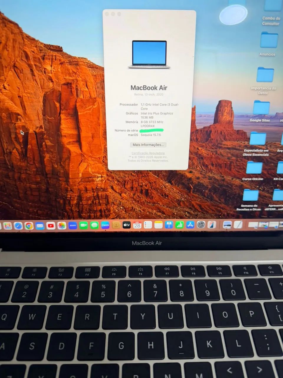 MacBook本体 MacBook Air 13 Mac OS 15.6.1 MacBook Air de 13 pol. e MacBook Air de 15 pol. - Apple (BR)