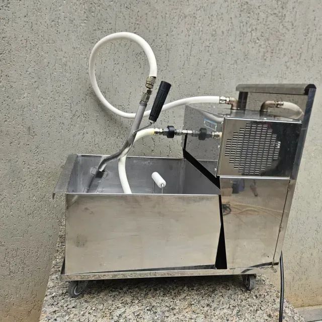 Filtro de Óleo de Cozinha Inox 30 Litros Gastronomia Fritura (usada) estudo troca - Foto 4