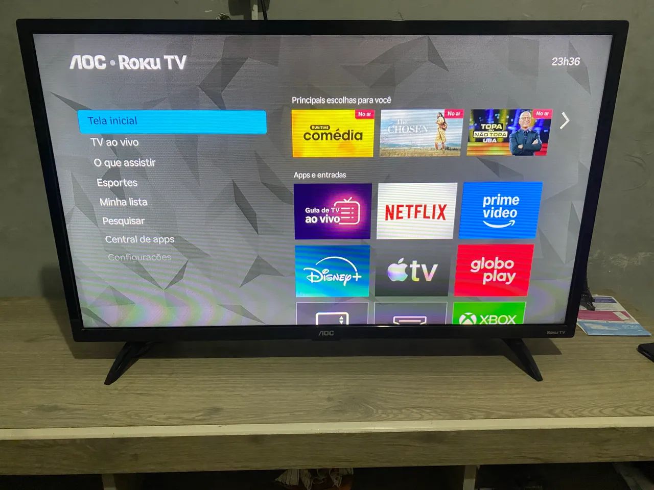 Vendo Smart tv 32 polegadas AOC - Foto 2