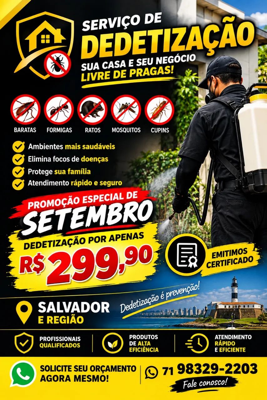DEDETIZAÇÃO PROFISSIONAL - Foto 2