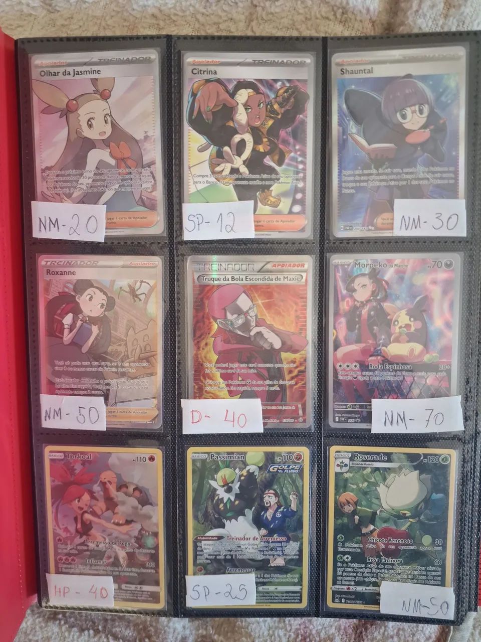 cards pokemon Valor unitário 