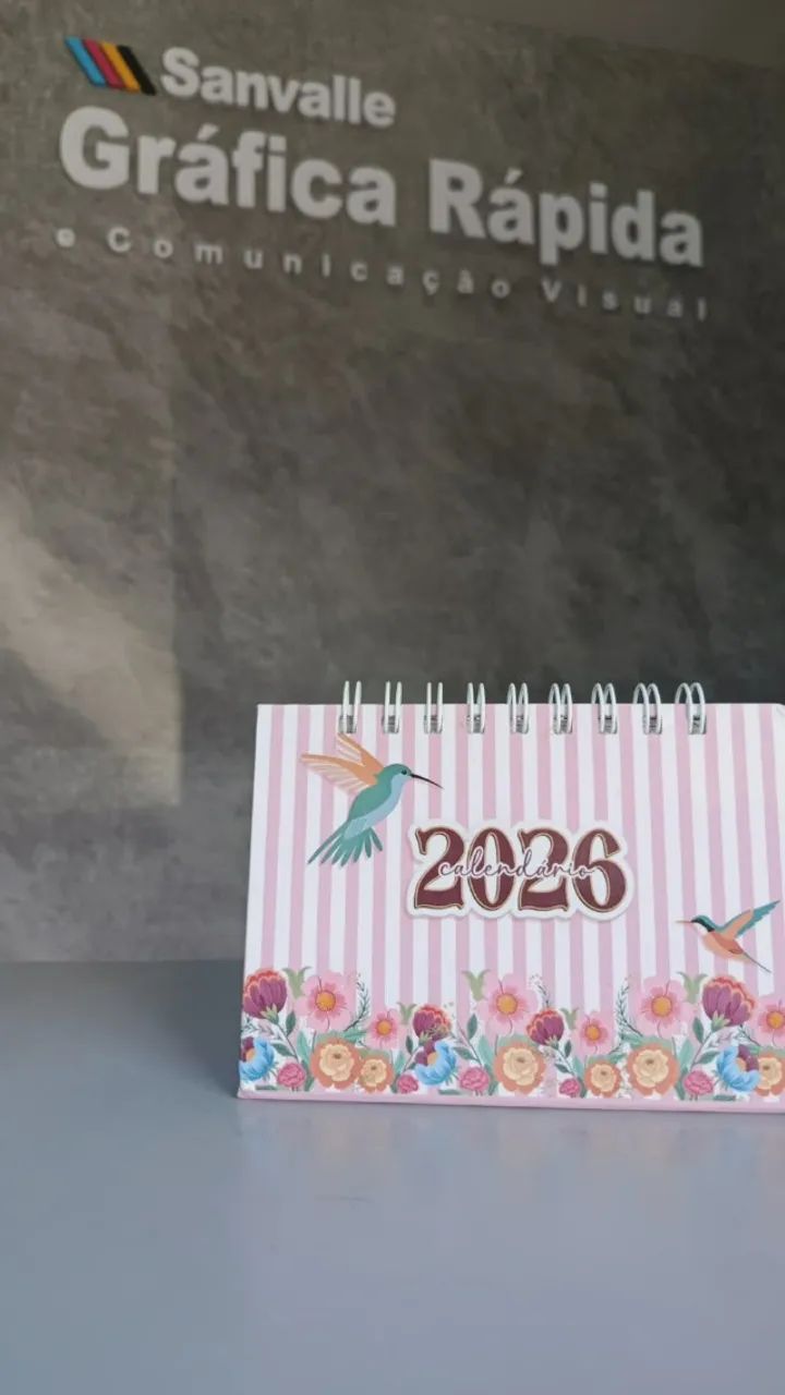 Calendário de Mesa A6 Personalizado - Foto 2