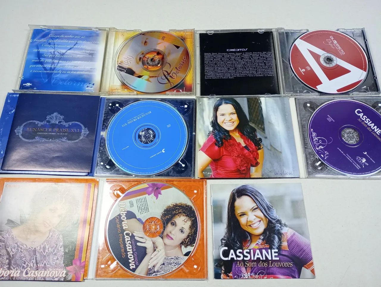 Lote CDs Gospel Cassiane, J. Neto e Outros - Originais - Foto 4