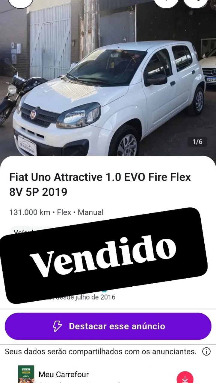Fiat Uno 2019