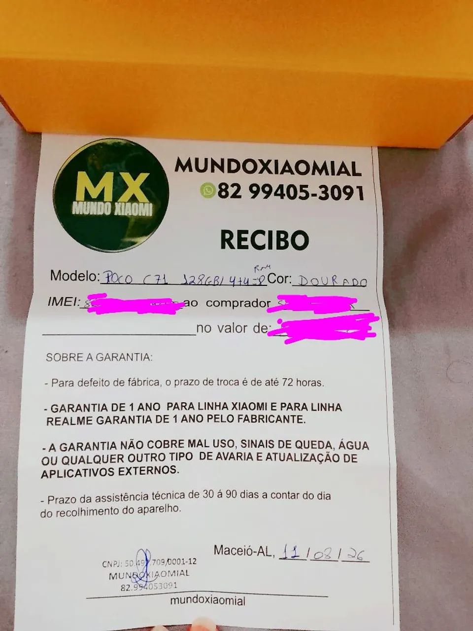 VENDO CELULAR POCO C71 NOVO - Foto 5