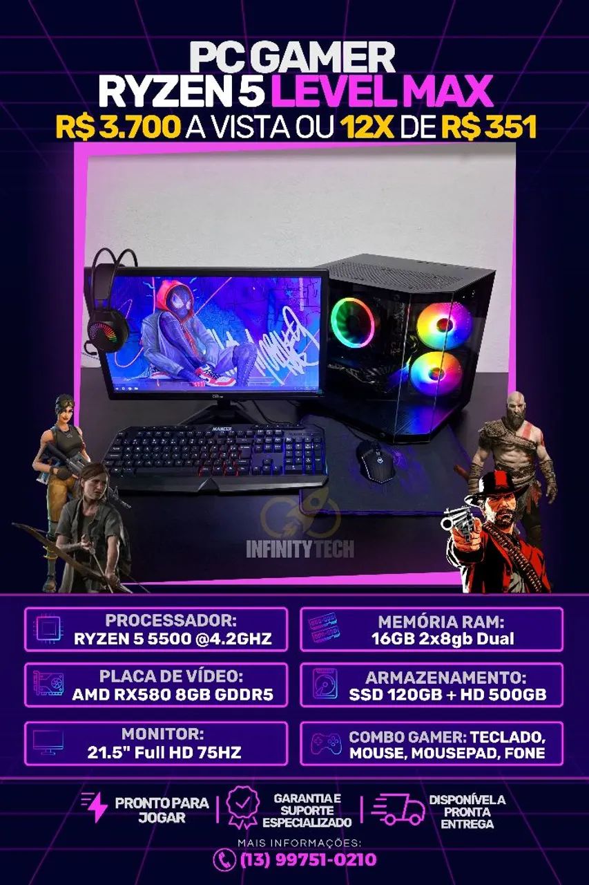 PC Gamer Novos - Foto 5