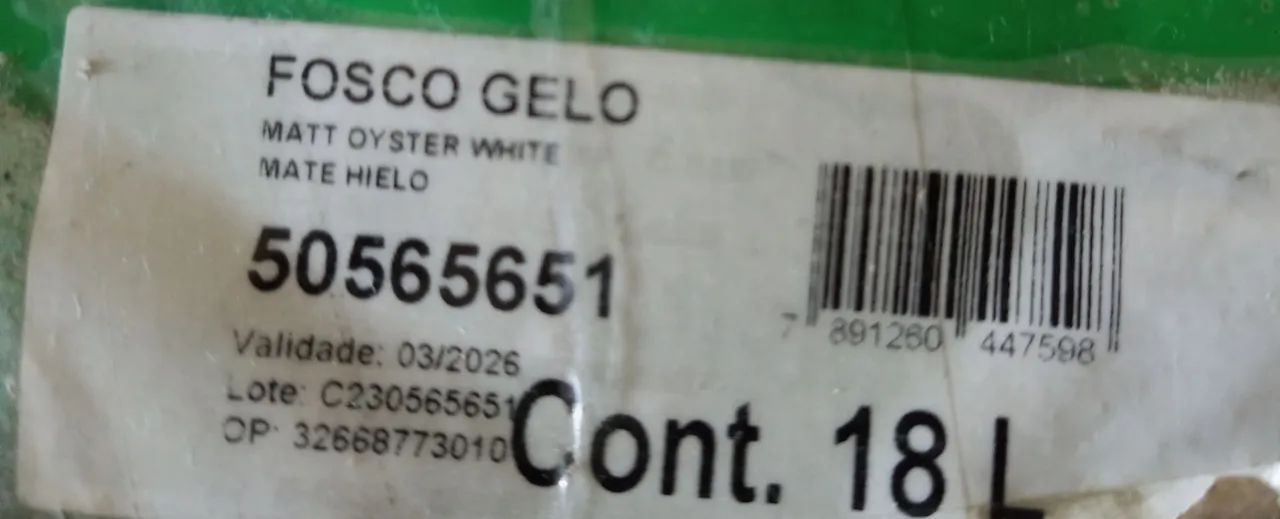 Tinta 18 litros gelo Glasu Suvinil (NOVA) - Foto 2