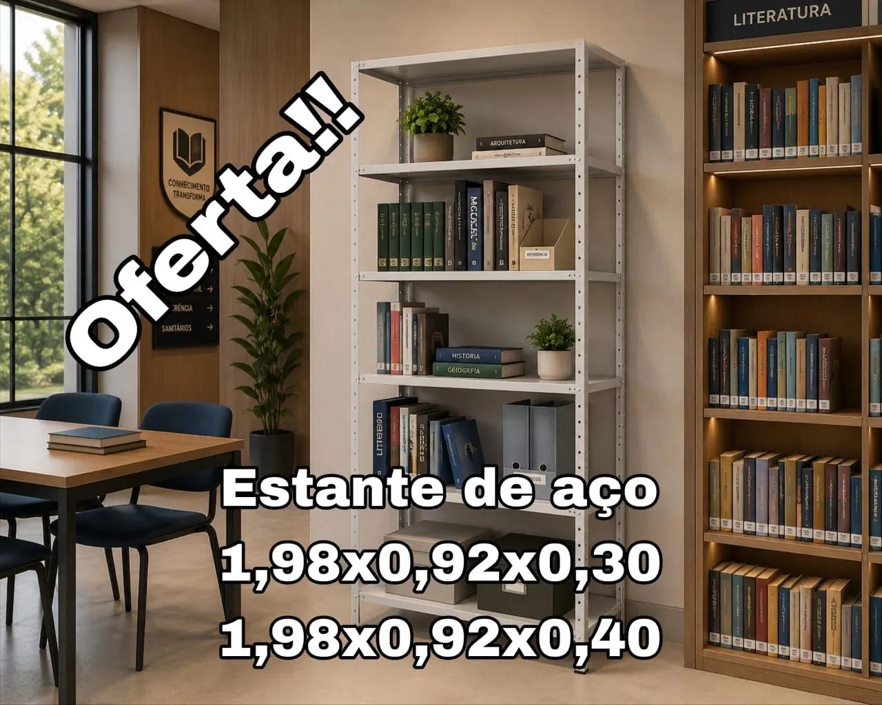Estante de aço novas 6 bandejas cinza entrego hj - Móveis Para