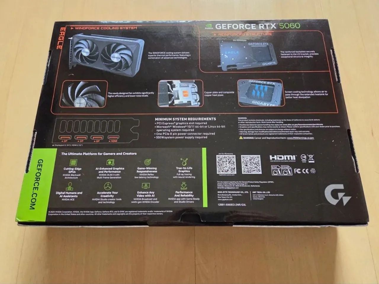 RTX 5060 8GB GIGABYTE EAGLE - LACRADA - Foto 2