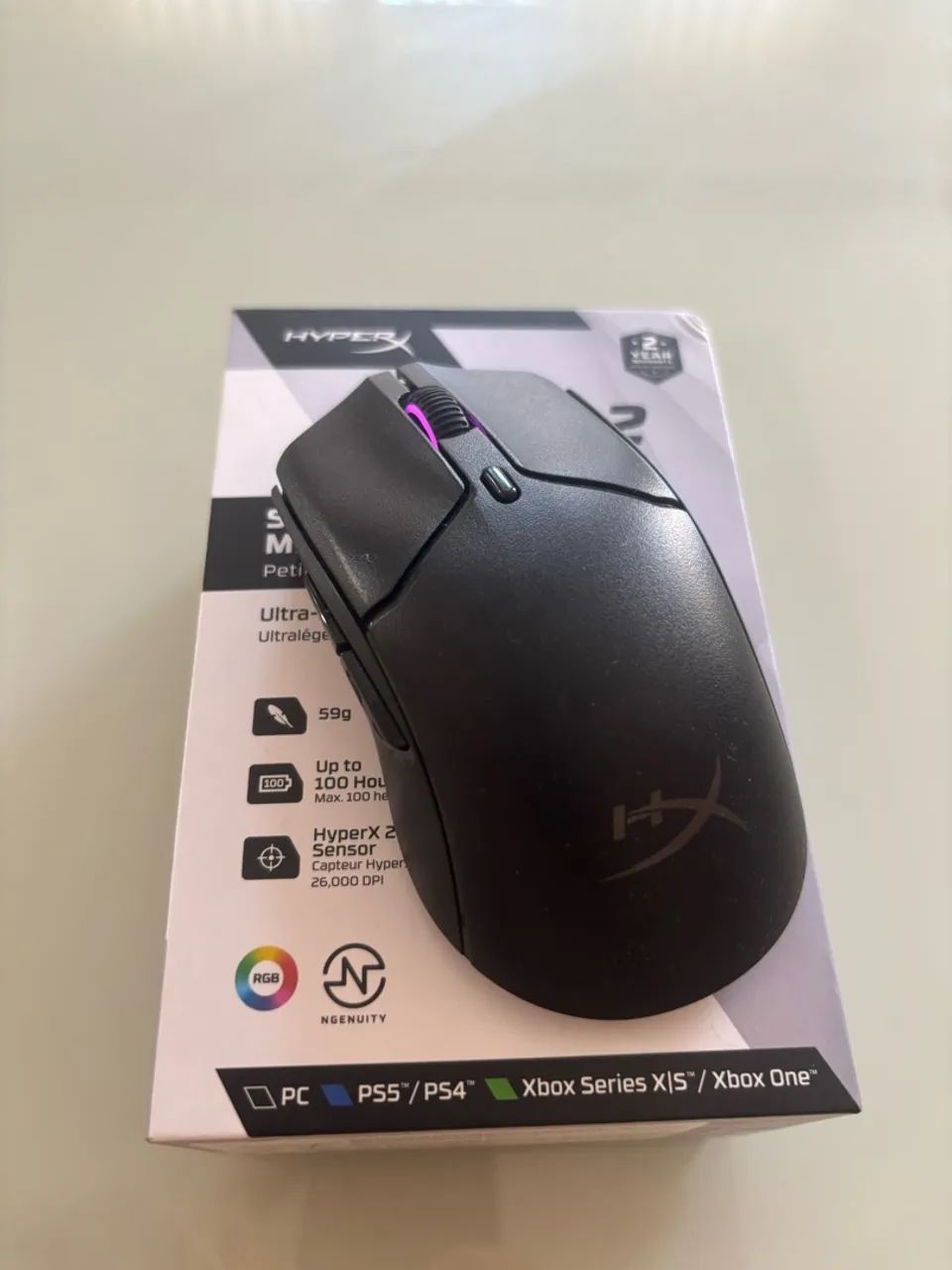 Mouse HyperX Pulsefire haste 2 Mini Sem fio
