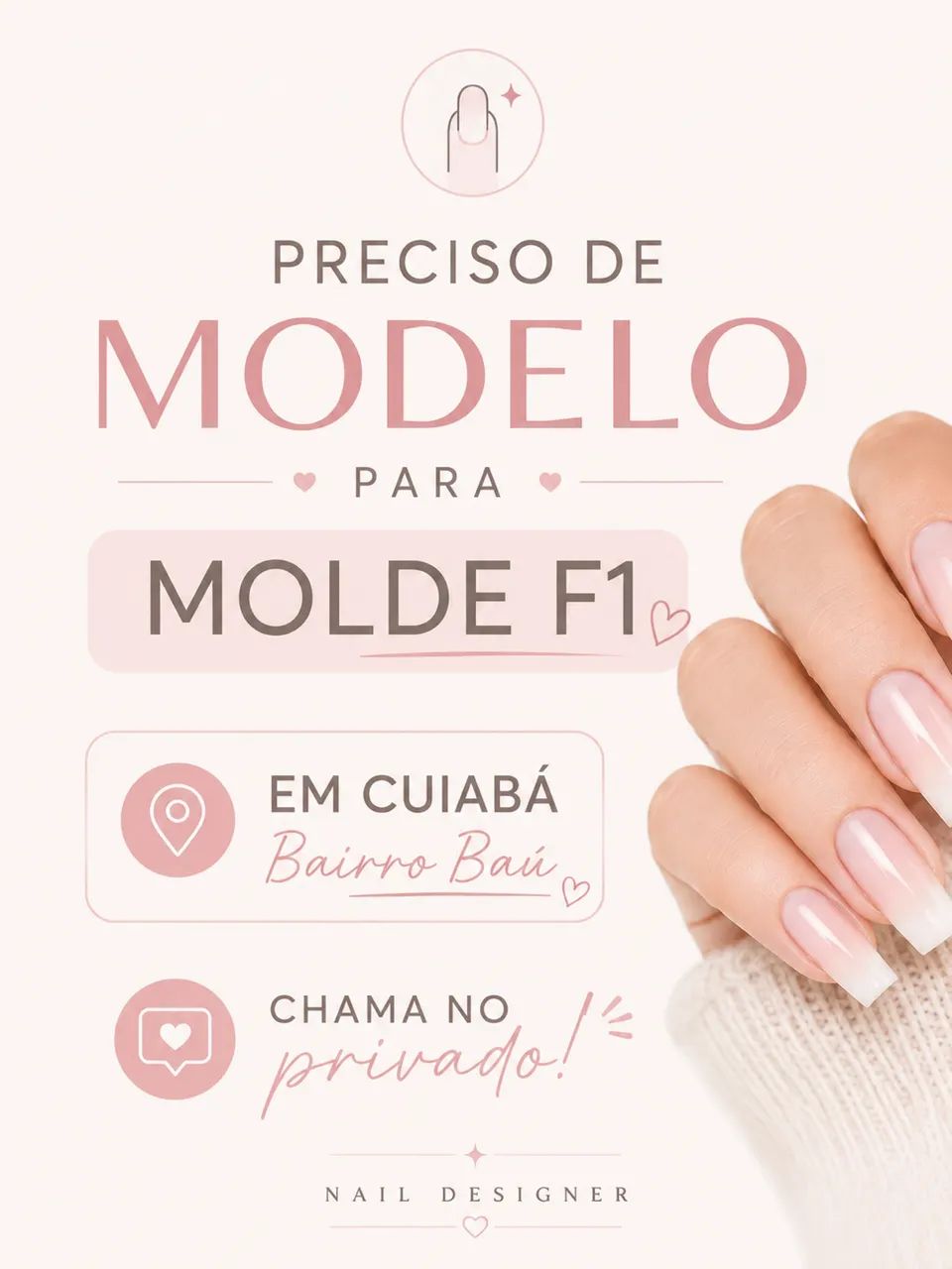 Modelos para Unha Molde F1