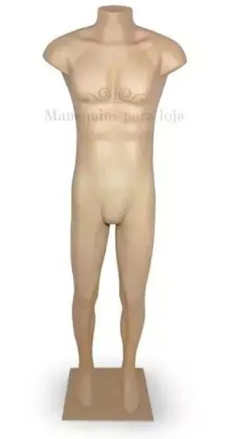 Manequim masculino sem braço 
