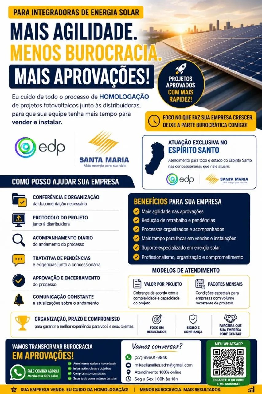 HOMOLOGAÇÃO PROJETO SISTEMA SOLAR 