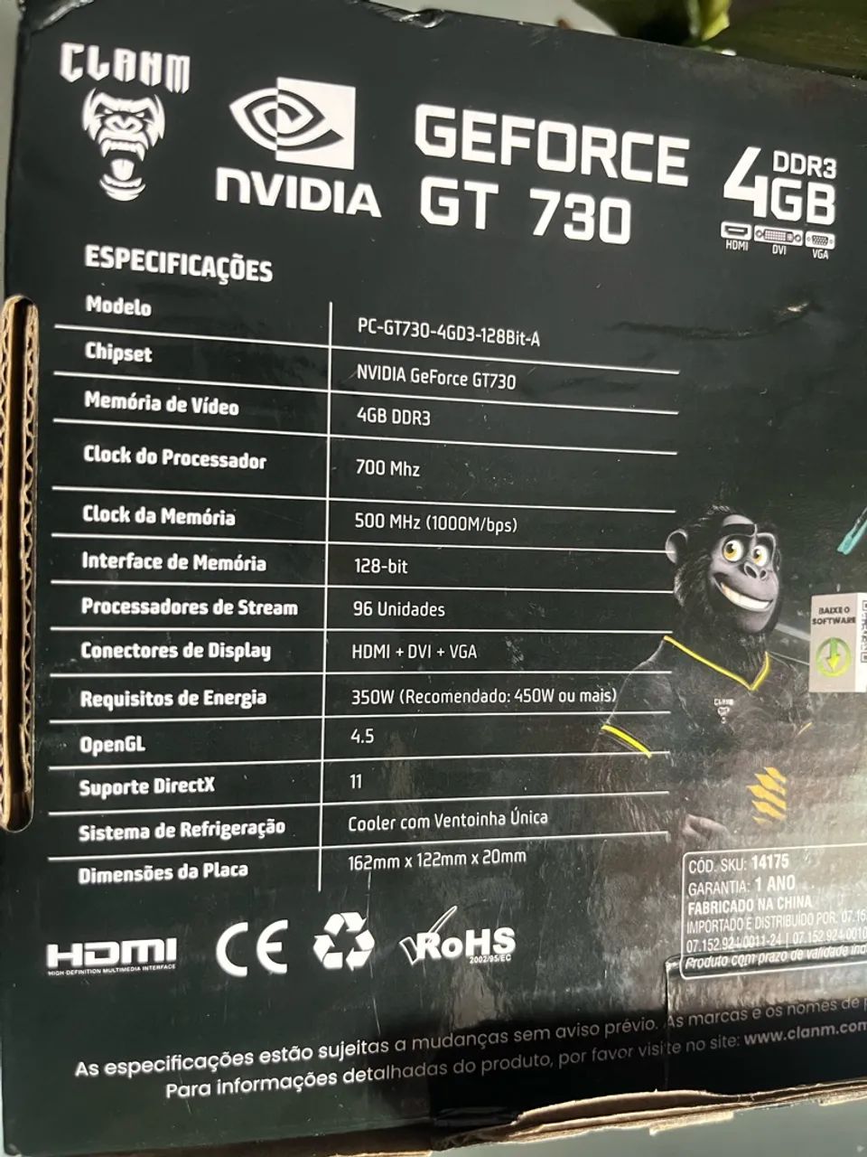 Placa de vídeo GT730 4GB DDR3 - Foto 3