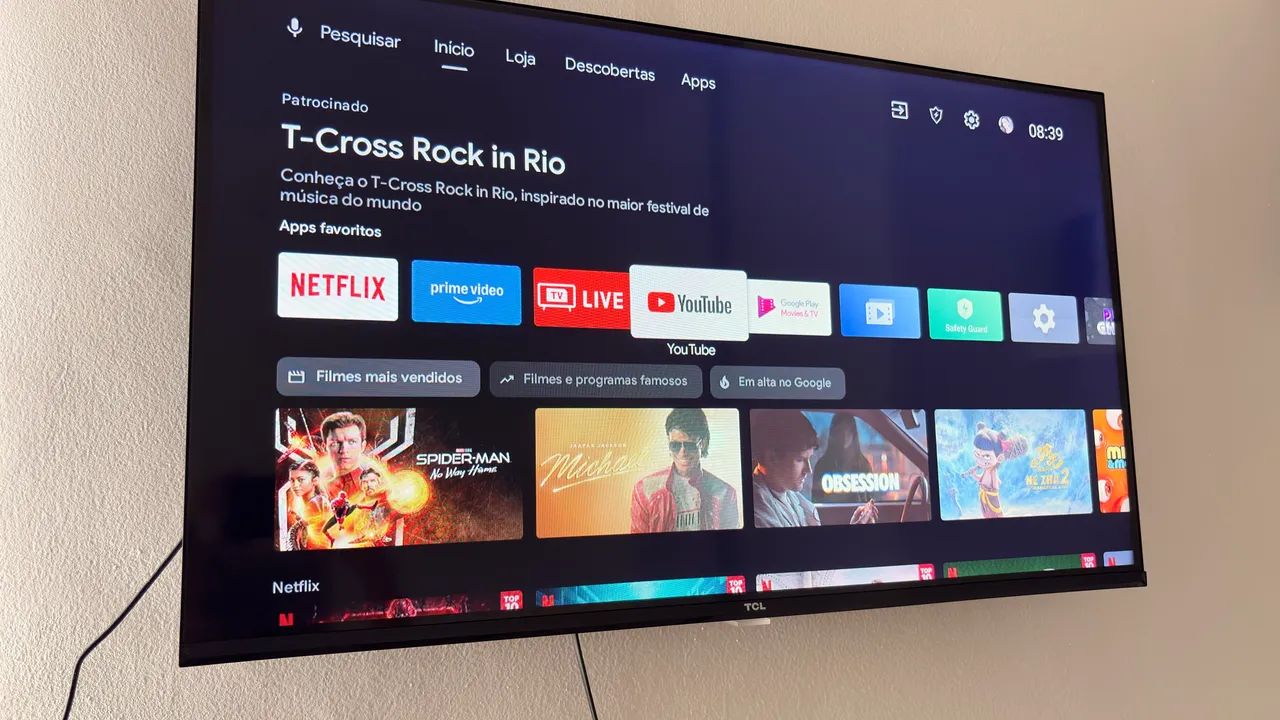 Tv TCL 32 Full HD LED - Android - Wi-Fi - Bluetooth - Google Assistente 