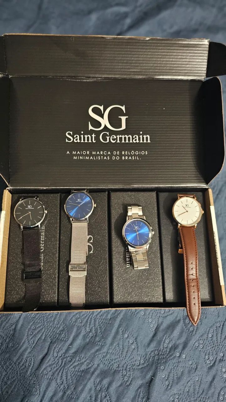 Kit com 4 Relógios Saint Germain - Excelente Estado