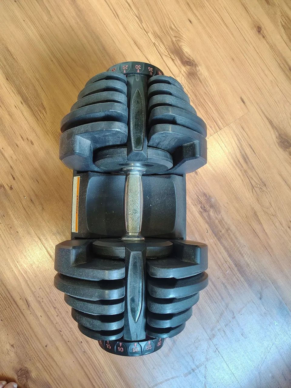 Halter Regulavel 90g Dumbell Ajustável Anilhas 