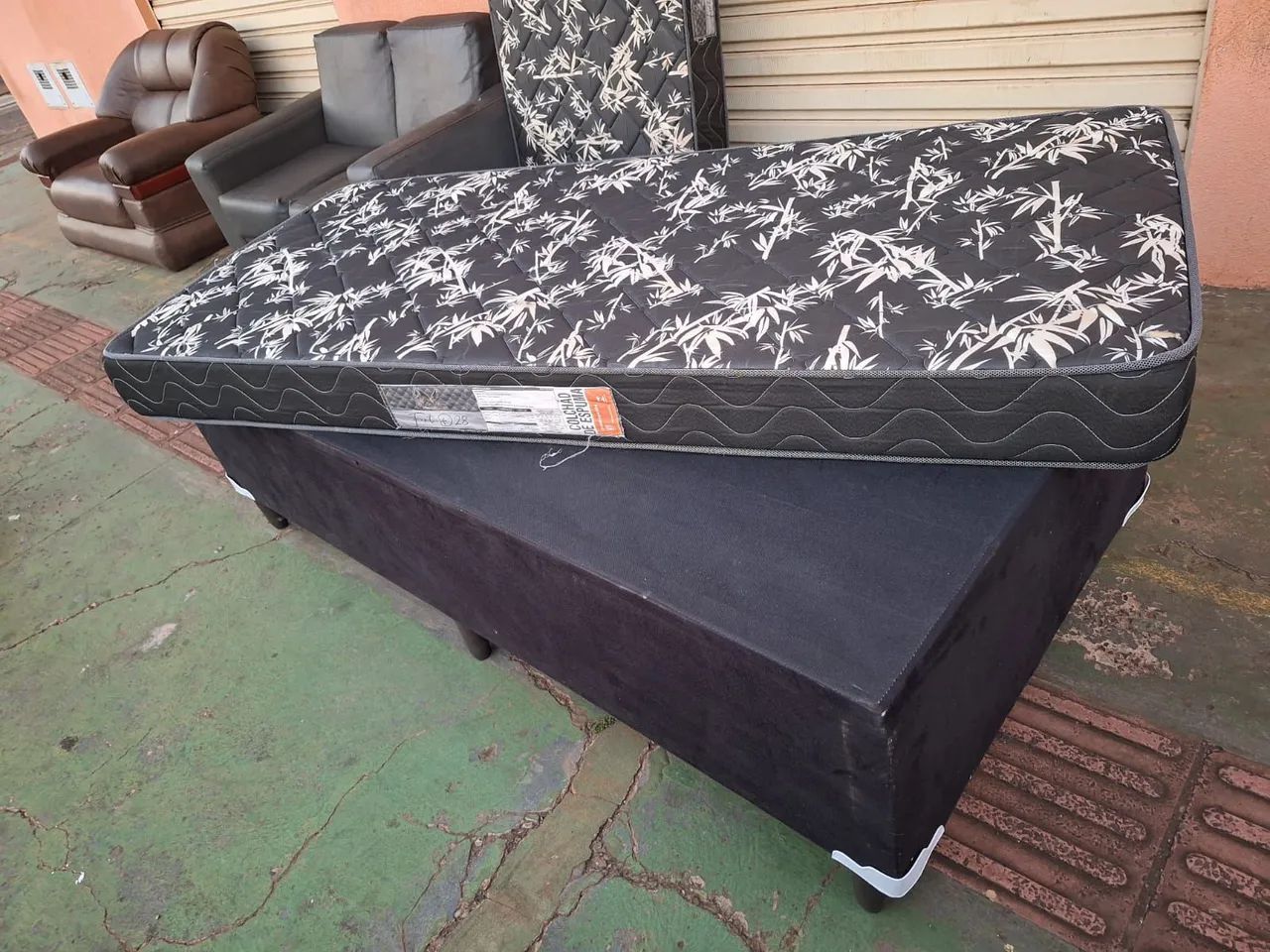 Cama box de solteiro com colchão  - Foto 4