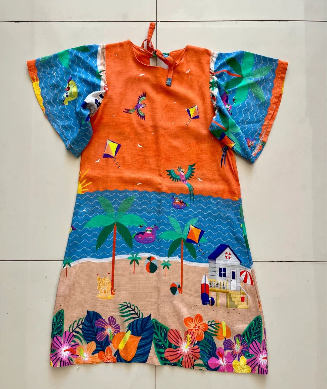 Vestido Infantil Estampado - Foto 2