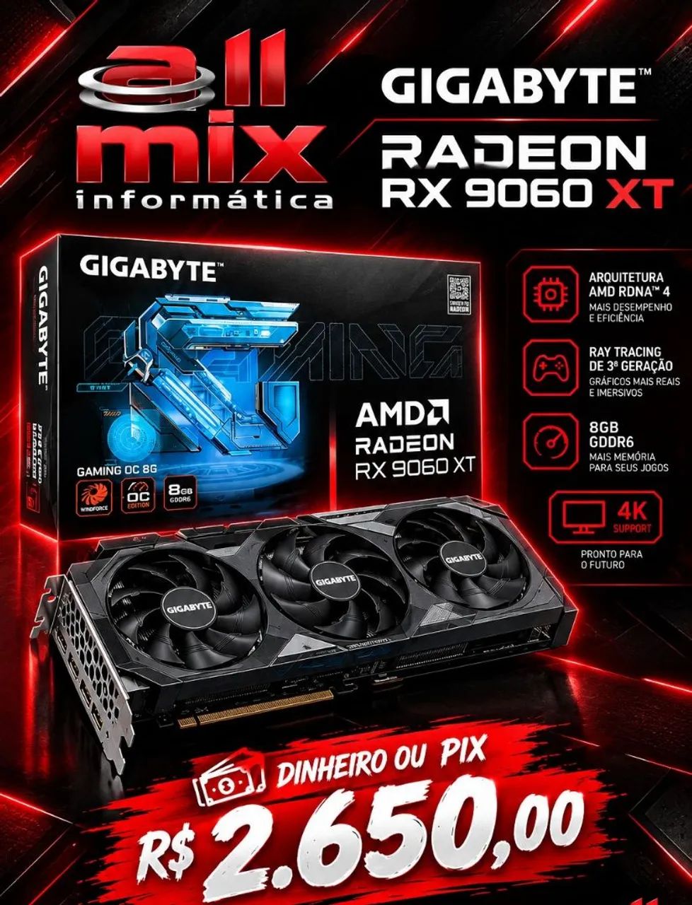 GIGABYTE RX 9060 XT 8GB