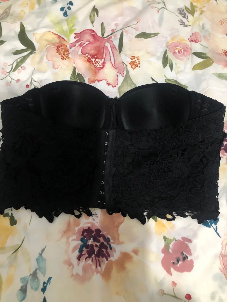 Top de Renda preto  Shein novo - Foto 2