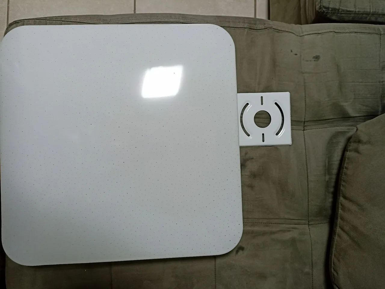 Lâmpada led 3 cores.