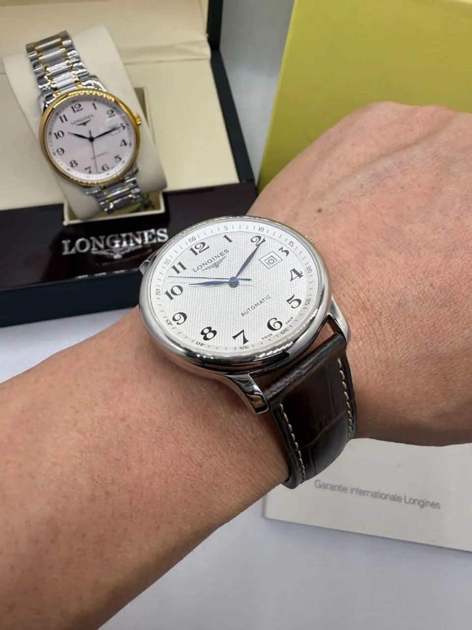 Relógio Estilo Longines Master Collection Automático - Foto 4