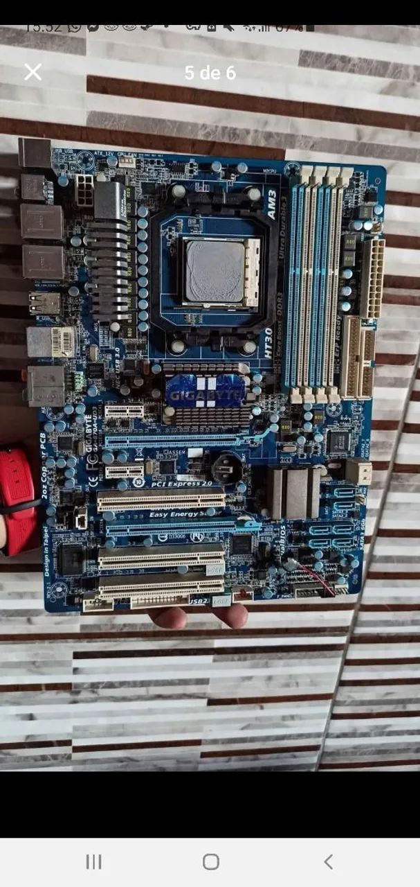 Vários kits placa mãe e processador Intel 775/1150/1155 e AMD AM2/AM3/FM2 - Foto 5