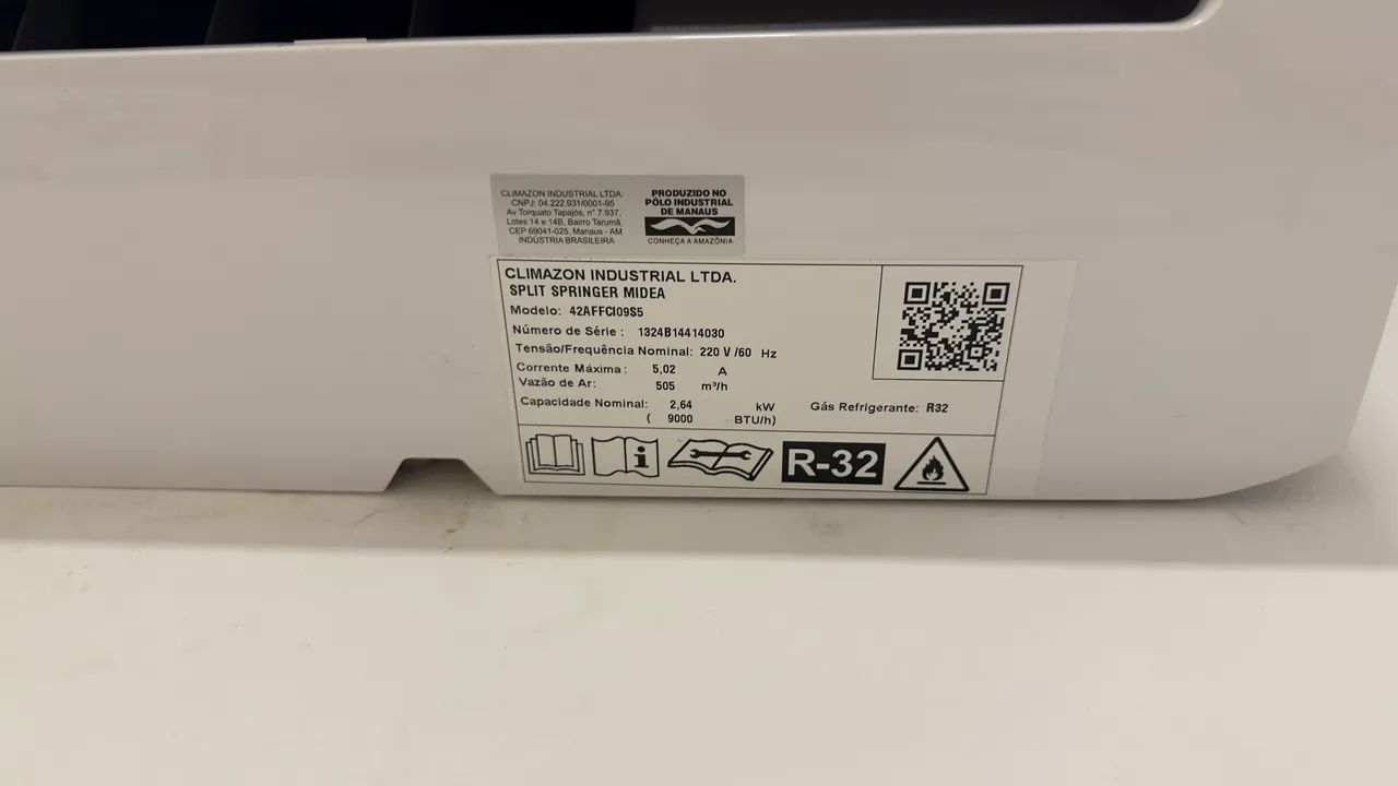 Ar Condicionado Split Springer Midea 9.000 BTUs 220V - Foto 2