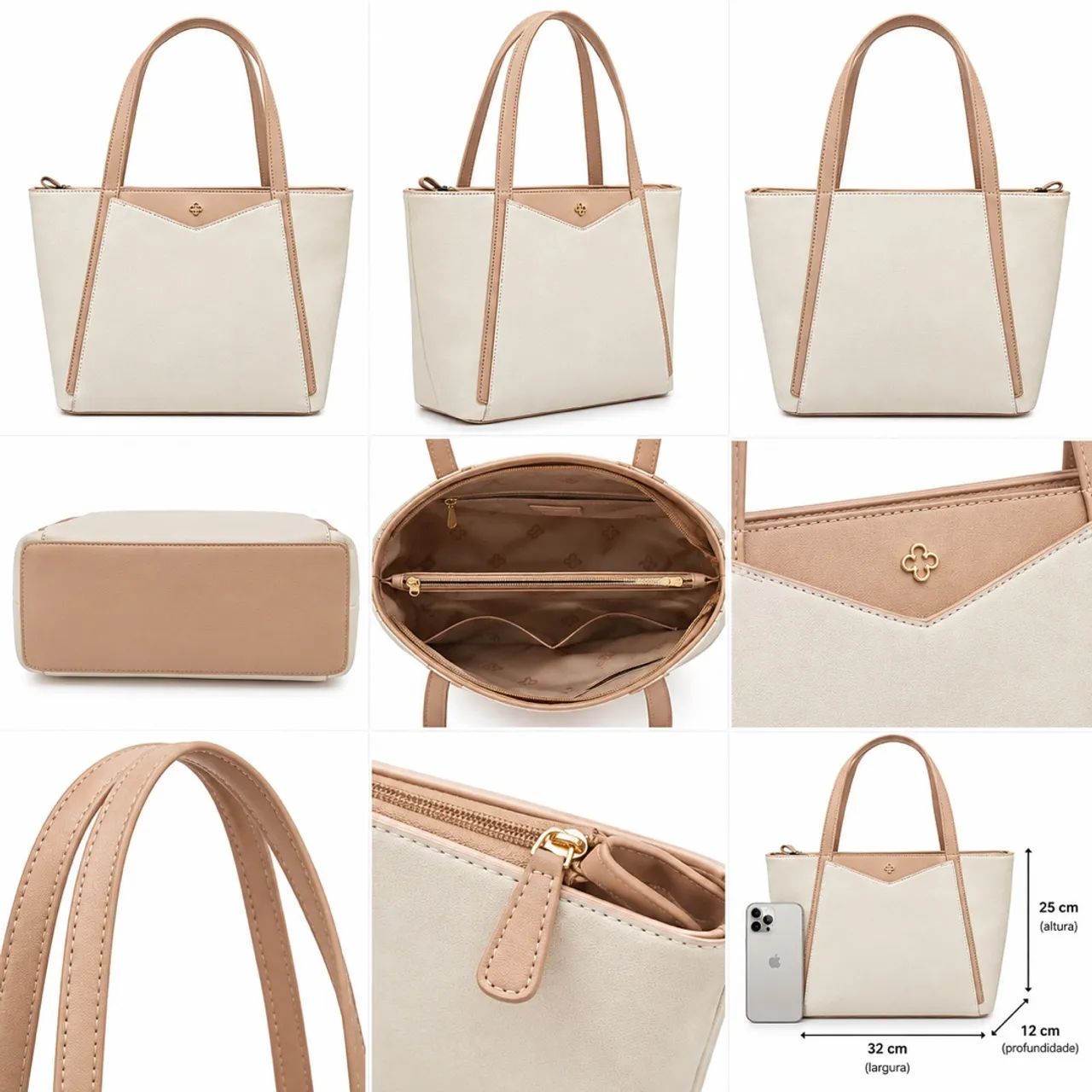 Off-white rosado / BOLSA OFF WHITE ROSADO CAPODARTE. - Foto 2