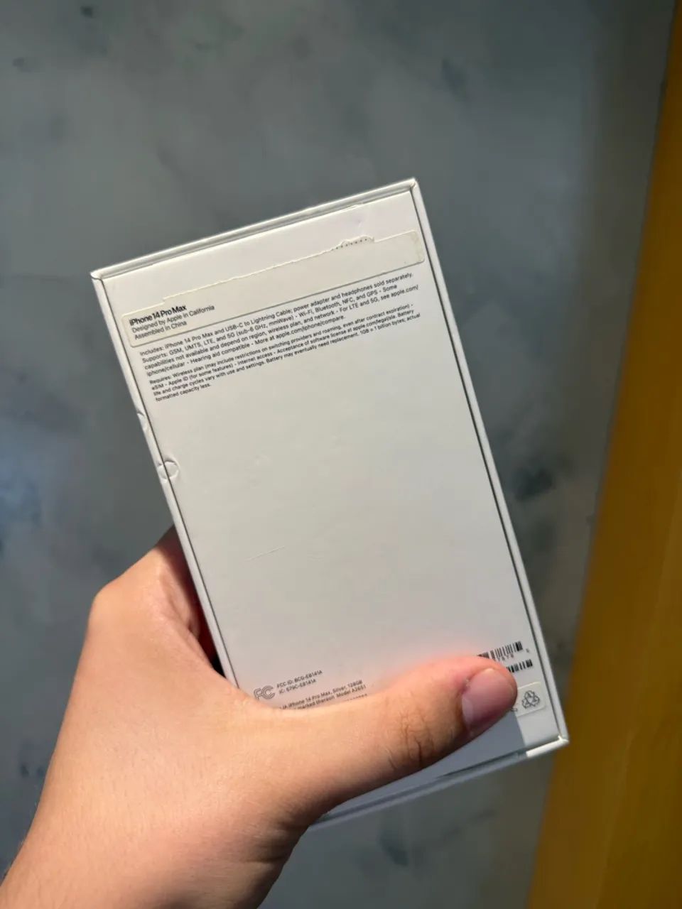Caixa iPhone 14 Pro Max 128GB Prata  - Foto 2