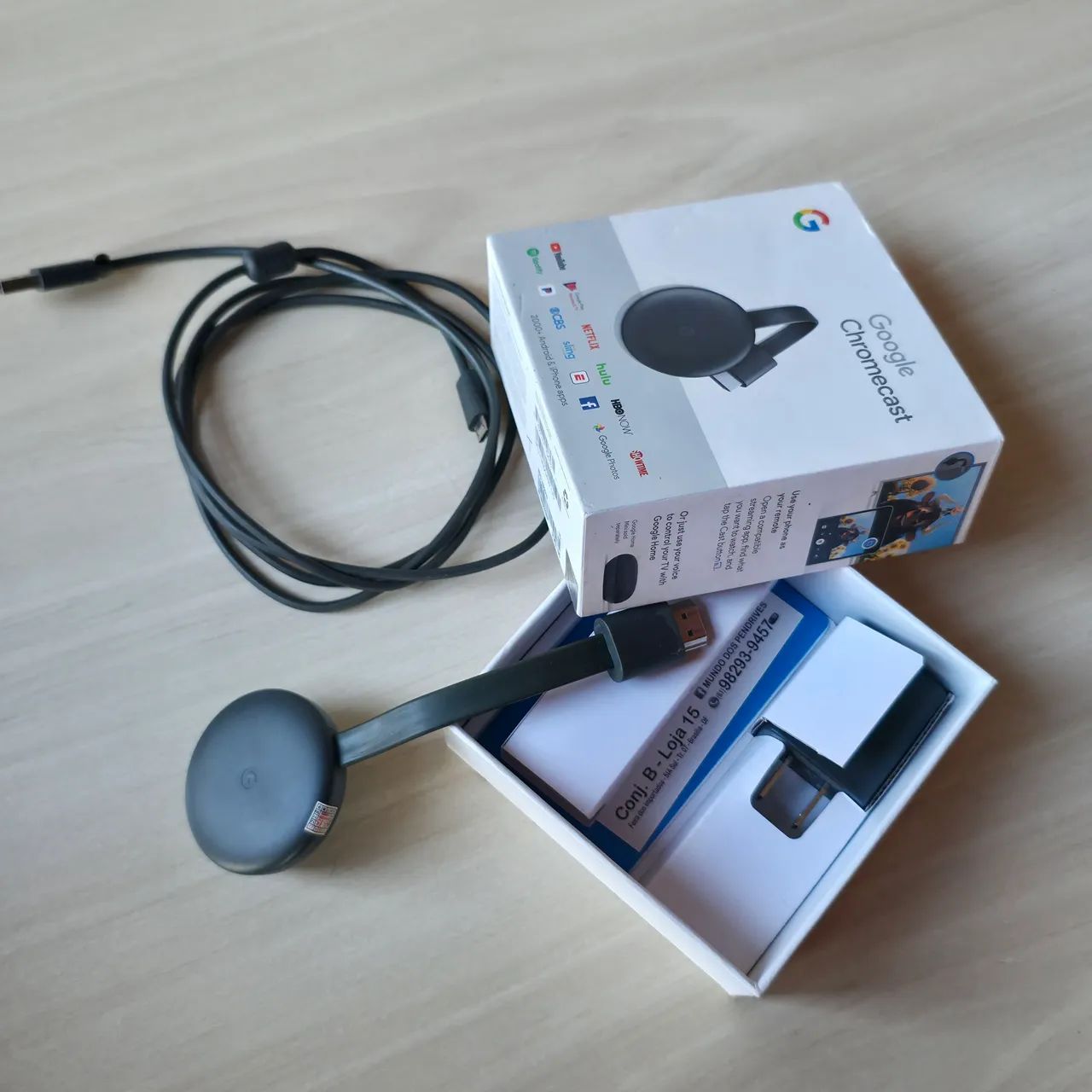 Google Chromecast 3ª Geração Original - Funcionando Perfeitamente - Foto 3