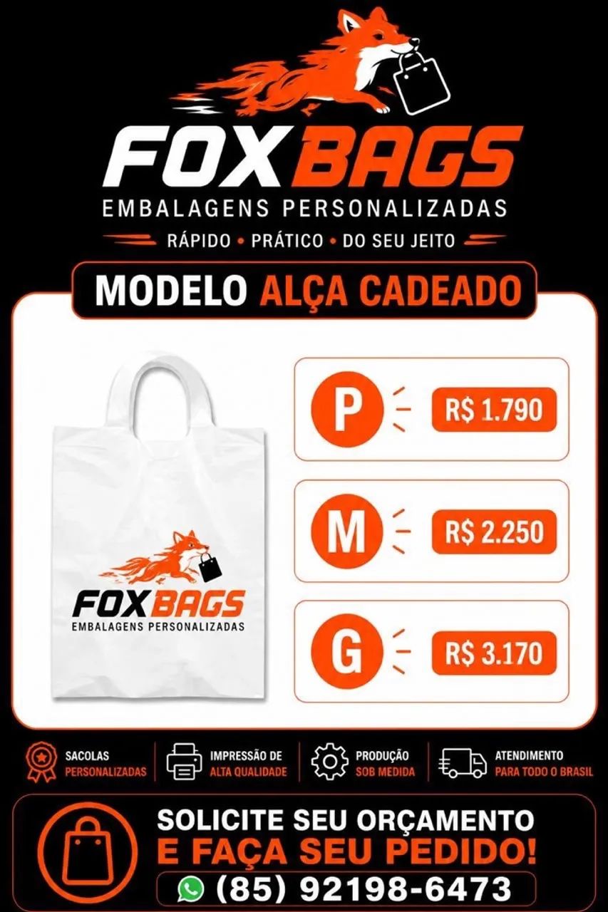 SACOLAS PERSONALIZADAS - Foto 2