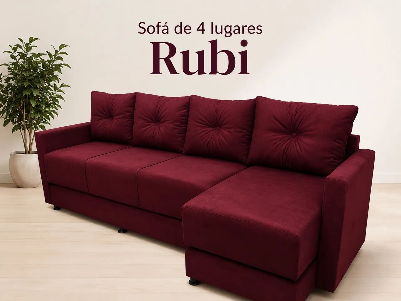 Sofá 4 Lug 3 Camas Várias Cores PAGA NA ENTREGA