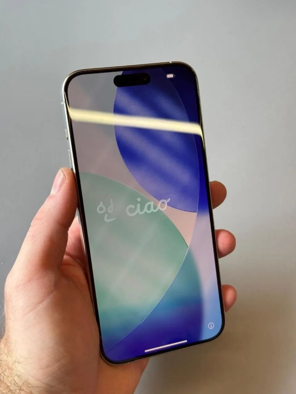 iPhone 15 Pro Max - 256gb - Branco / White Titanium - 83% de