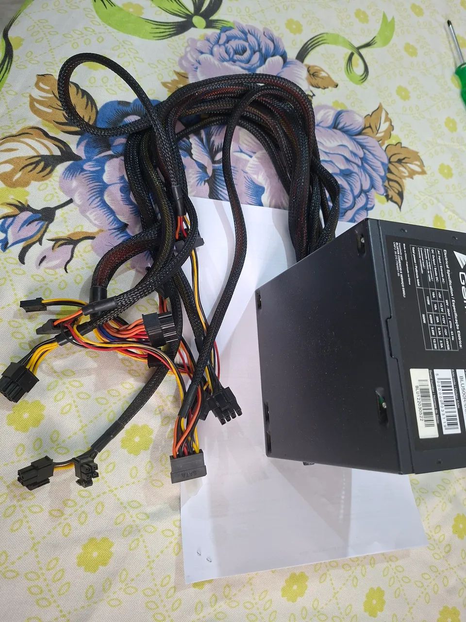 Fonte Gamer 500W - Bluecase 80 Plus - Foto 2