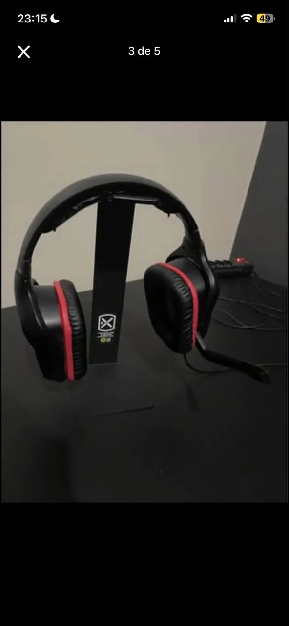 Headset Logitech G432 + Suporte - Foto 4