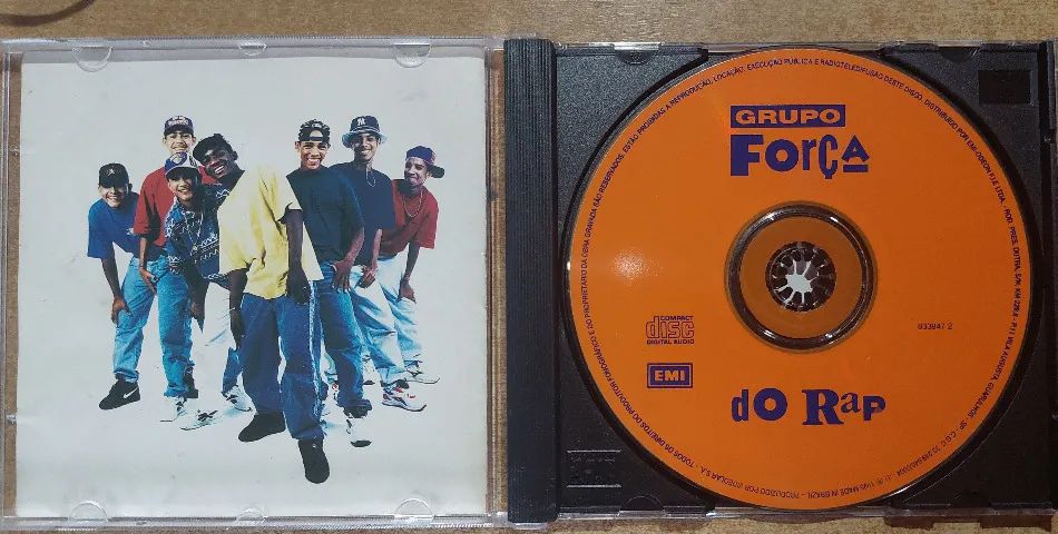 Cd Força do Rap  1995 - Foto 3