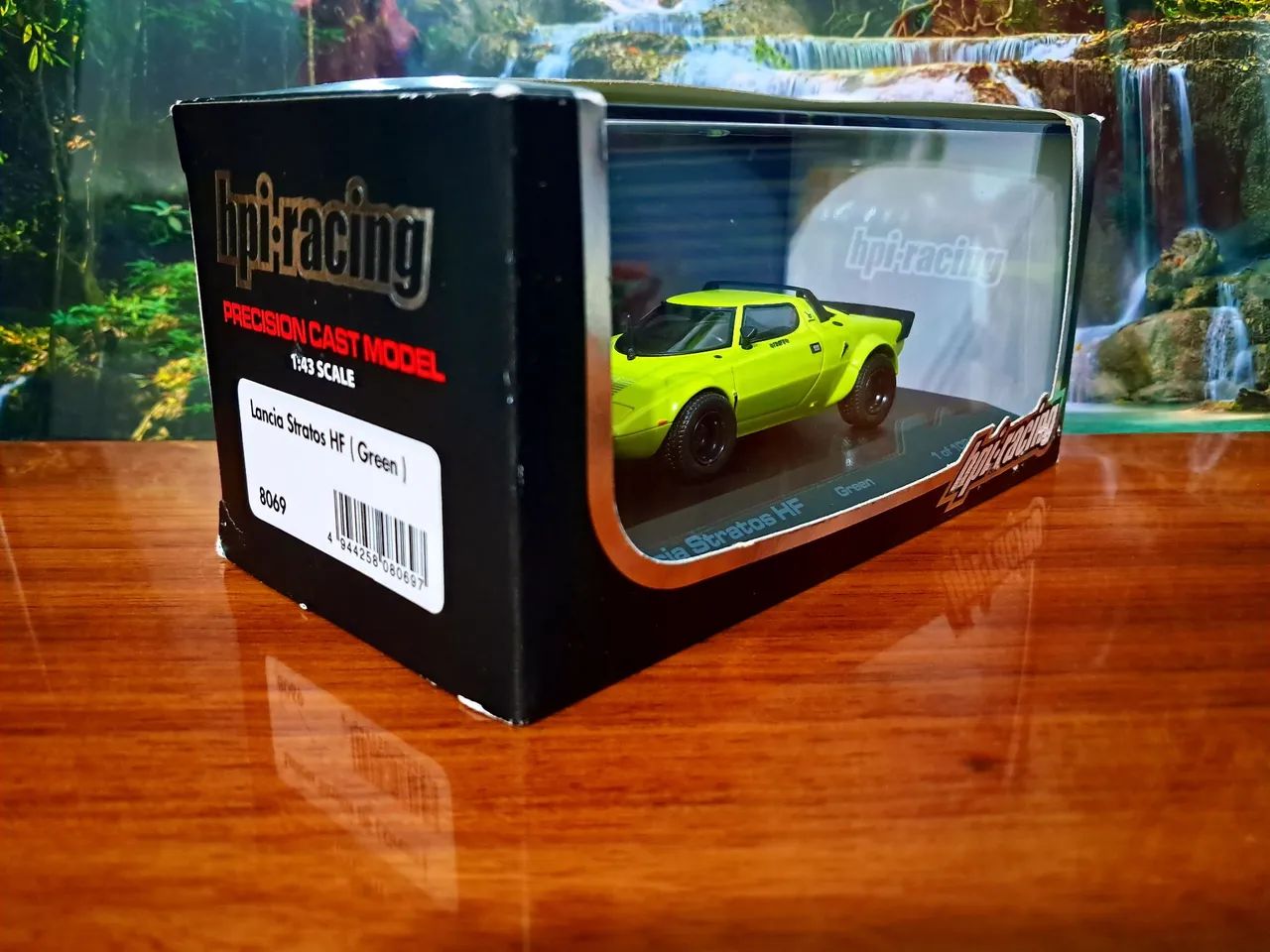 Miniatura Lancia Stratos HF Street Version 1:43 HPI, impecável