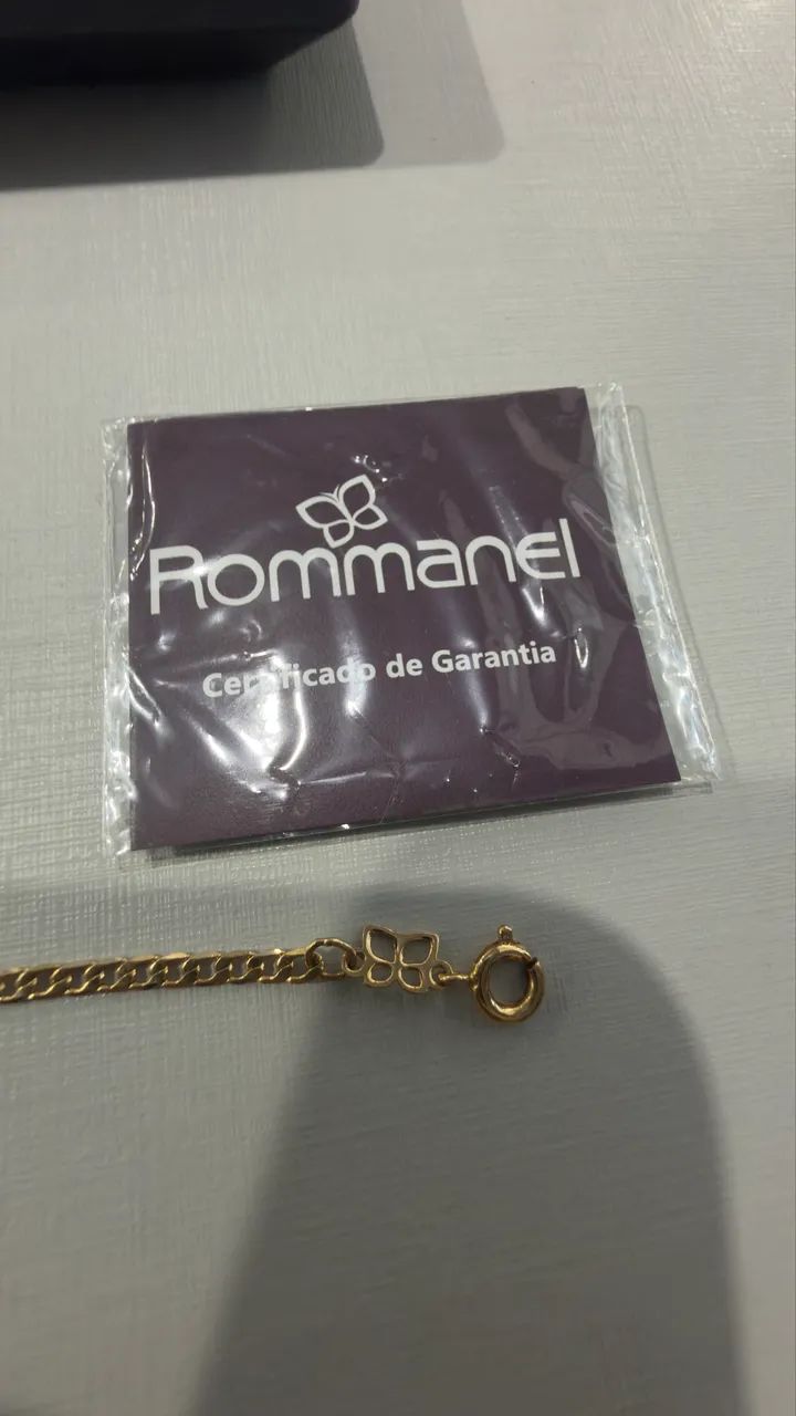 Pulseira Rommanel original banhada ouro 18k  - Foto 3