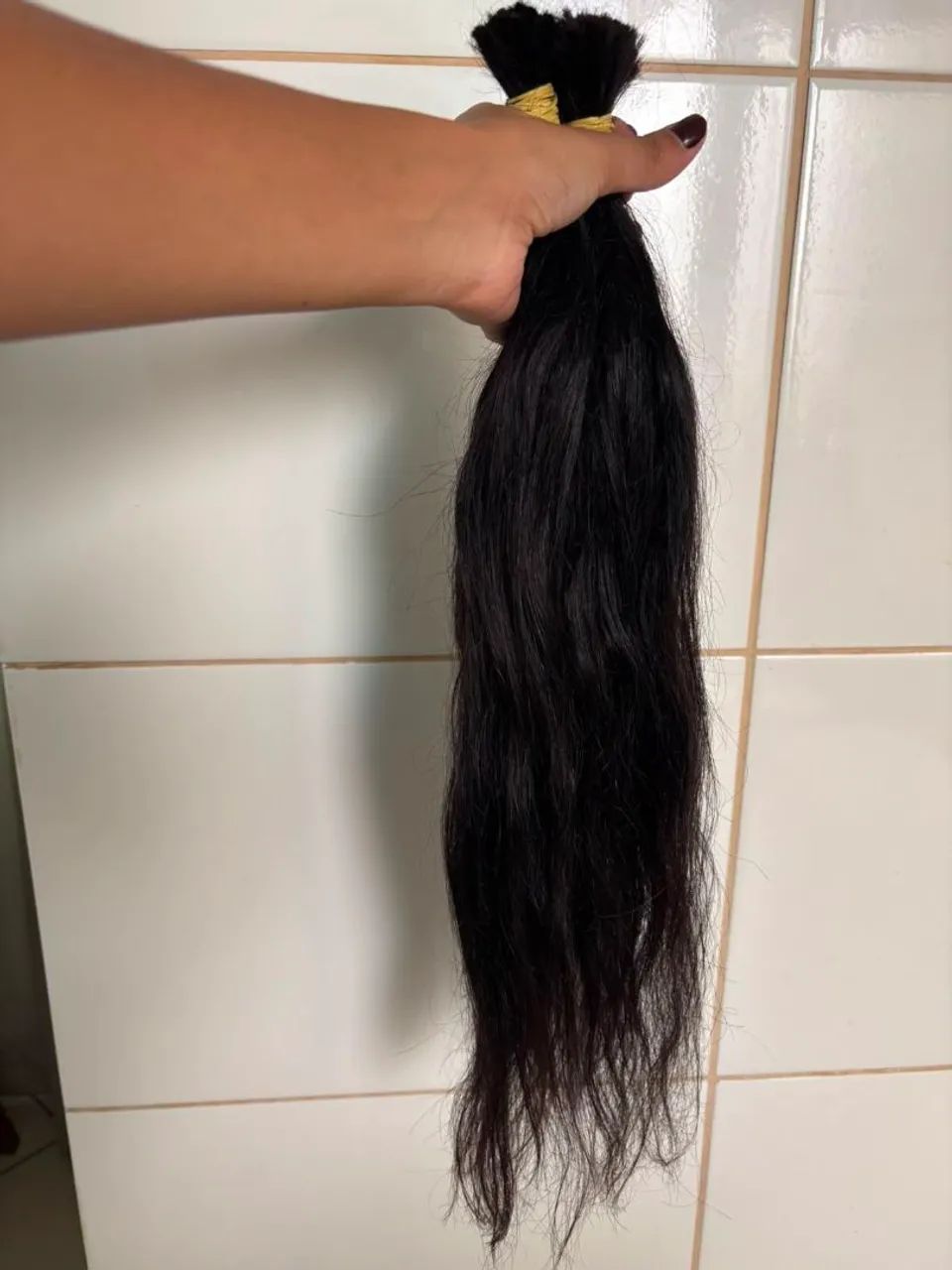 Cabelo ondulado indiano virgem 55 cm - Foto 2