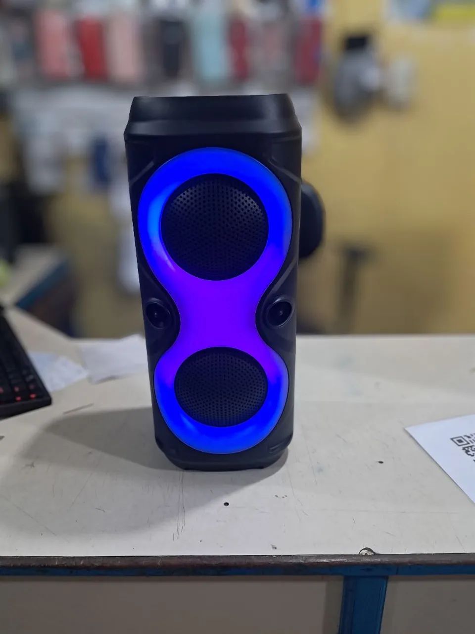 Caixa de som Bluetooth RGB LED - Foto 2