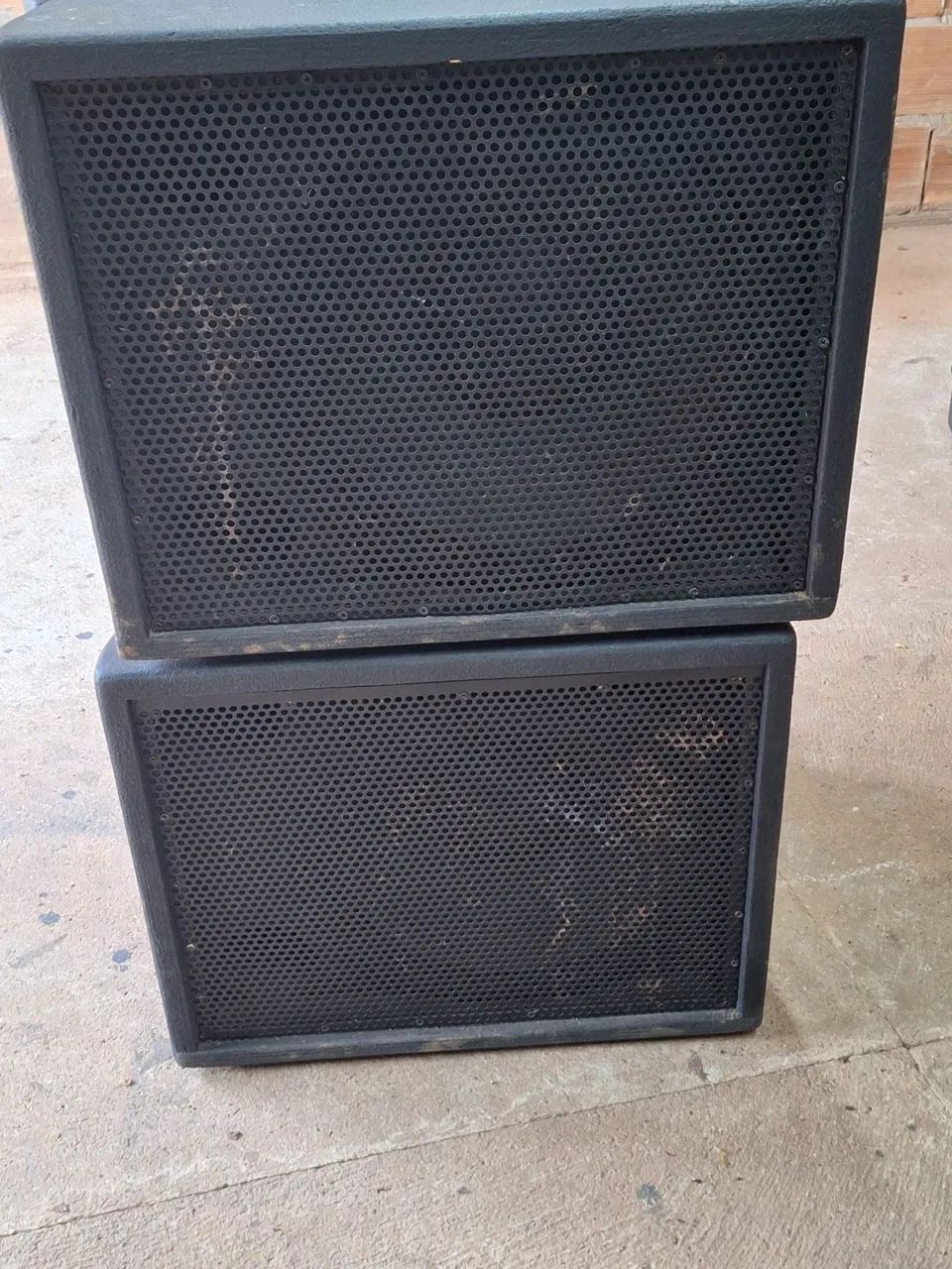 Par de caixa sub. 15 polegadas 