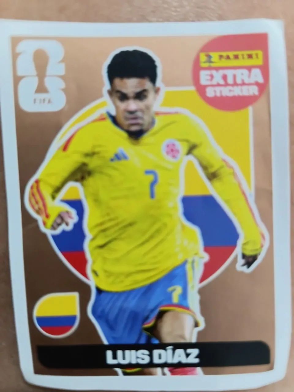 Extra Sticker Fifa World Cup 2026 - Luis Diaz Bronze - Foto 3